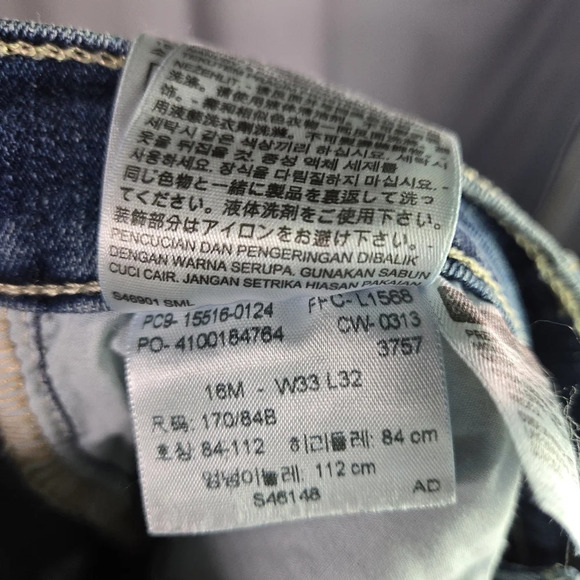 Levi's 515 Bootcut Red Tab Size 16 M W33xL32 Western, Cowgirl - Picture 12 of 12